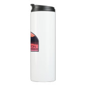 Lake Lavon Texas Red Sunrise Thermosbeker (Geroteerd rechts)