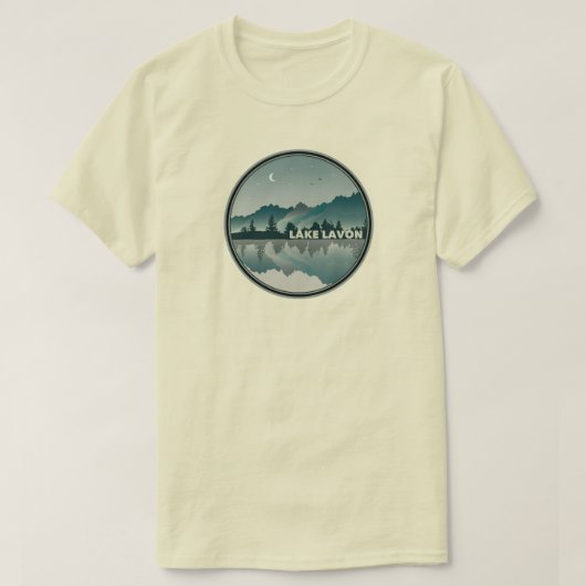Lake Lavon Texas Reflectie T-shirt (Design voorkant)