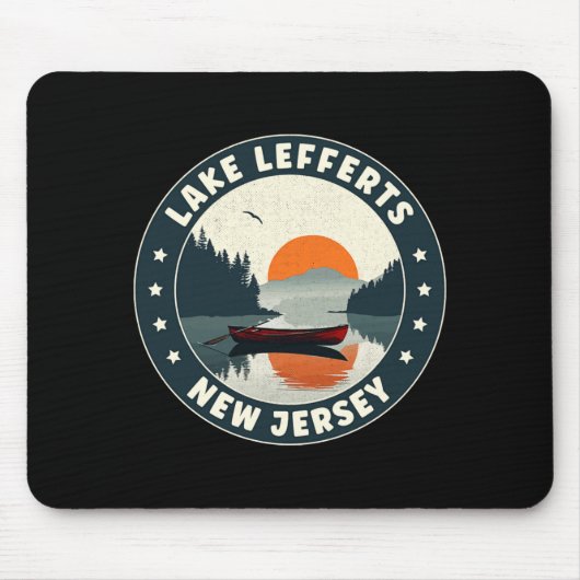 Lake Lefferts New Jersey Sunset T Shirt  Muismat (Voorkant)