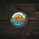 Lake Life Beach Funny Camping | Afgesneden Sticker