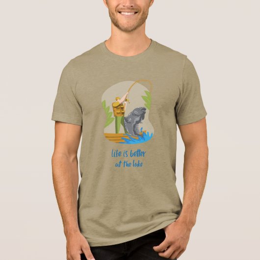 Lake Life Bliss Tri-Blend Shirt (Voorkant)
