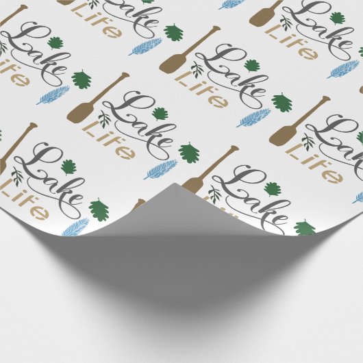 Lake Life Cadeaupapier (Hoek)