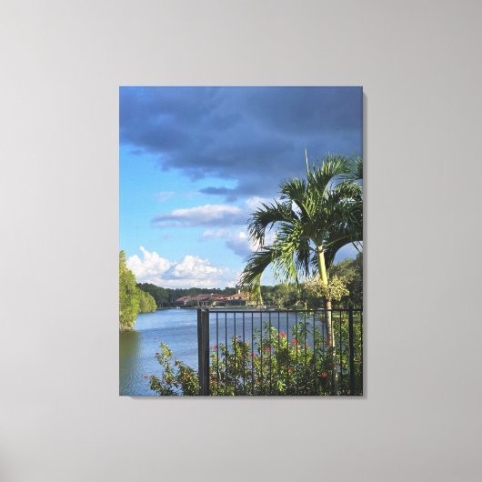Lake Life Canvasprint op Spankanvas Canvas Afdruk (Voorkant)