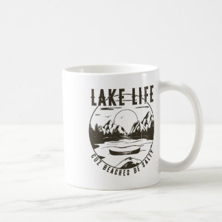 Lake Life Cause stranden zijn zout grappig gestres Koffiemok