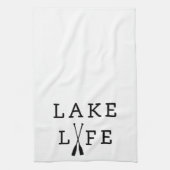 Lake Life Fun Summer House Theedoek (Verticaal)