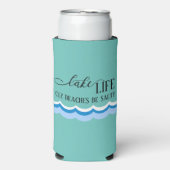 Lake Life Funny Beach Seltzer Blikjeskoeler (Seltzer Voorkant)