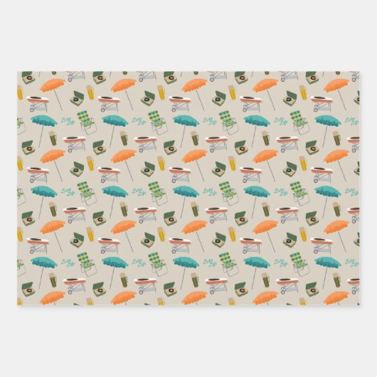 Lake Life Inpakpapier Vel (Voorkant 3)