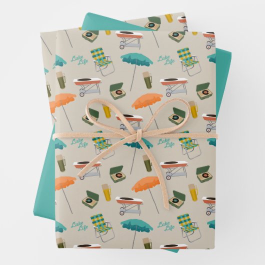 Lake Life Inpakpapier Vel (In situ)