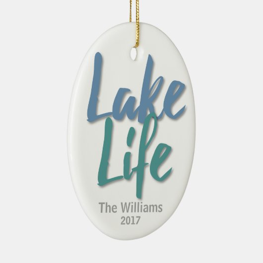 Lake Life Keramisch Ornament (Rechts)