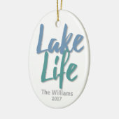 Lake Life Keramisch Ornament (Links)