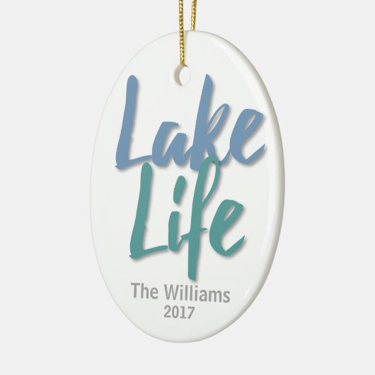 Lake Life Keramisch Ornament (Links)