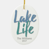 Lake Life Keramisch Ornament (Voorkant)