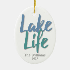 Lake Life Keramisch Ornament