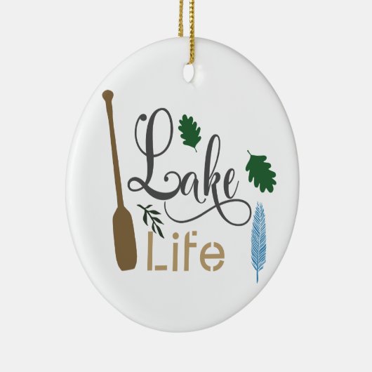 Lake Life Keramisch Ornament (Rechts)