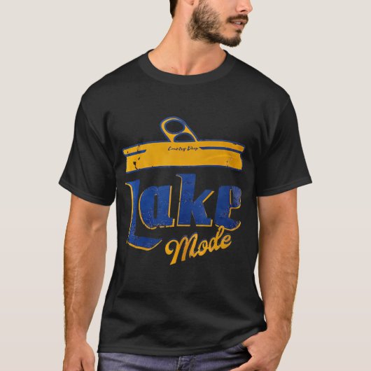 Lake Life Lake Mode Summer Mannen Womens Lake Mode T-shirt (Voorkant)