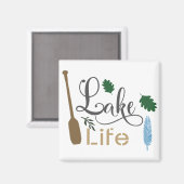 Lake Life Magneet (Voorkant / Achterkant)
