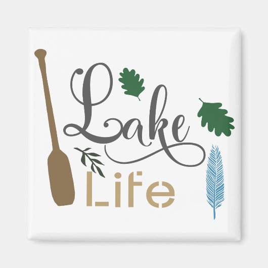 Lake Life Magneet (Voorkant)