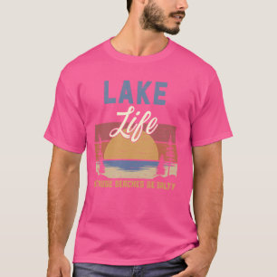 Lake Life omdat stranden zijn zout Lake Bu T-shirt