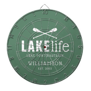 Lake Life Paddles, gepersonaliseerd Dartbord