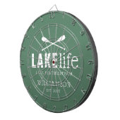 Lake Life Paddles, gepersonaliseerd Dartbord (Voorkant Rechts)