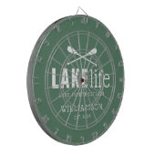 Lake Life Paddles, gepersonaliseerd Dartbord (Voorkant Links)