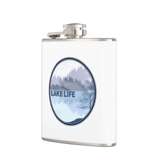 Lake Life Reflection Heupfles (Links)