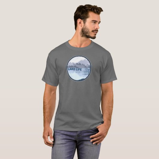 Lake Life Reflection T-shirt (Voorkant volledig)