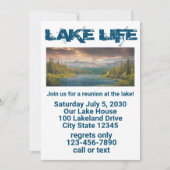 Lake Life Reunion Kaart (Voorkant)