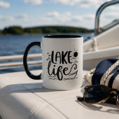 Lake Life Rustic Lake House Camper Cabin Mok