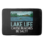 Lake Life Salty Beaches Badmat (Voorkant)
