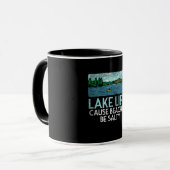 Lake Life Salty Beaches Mok (Voorkant links)