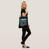 Lake Life Salty Beaches Tote Bag (Op model)