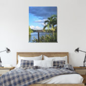 Lake Life Stretched Canvas Print (Insitu (Slaapkamer))