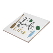 Lake Life Tegeltje (Zijkant)