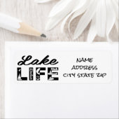 **LAKE LIFE** TERUGDRANK ETIKET (Insitu)