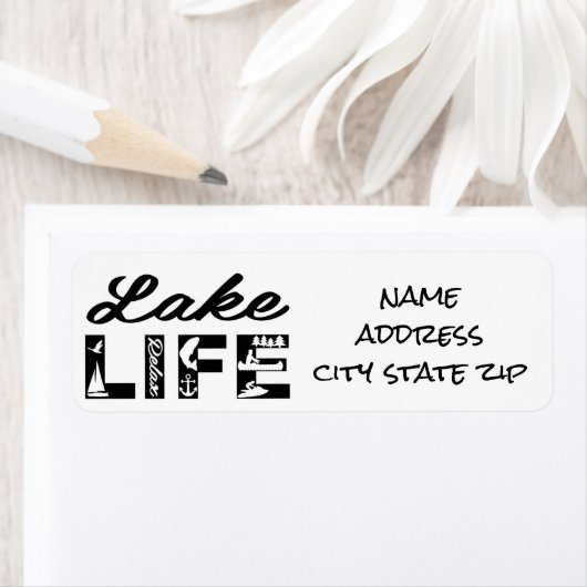 **LAKE LIFE** TERUGDRANK ETIKET (Insitu)