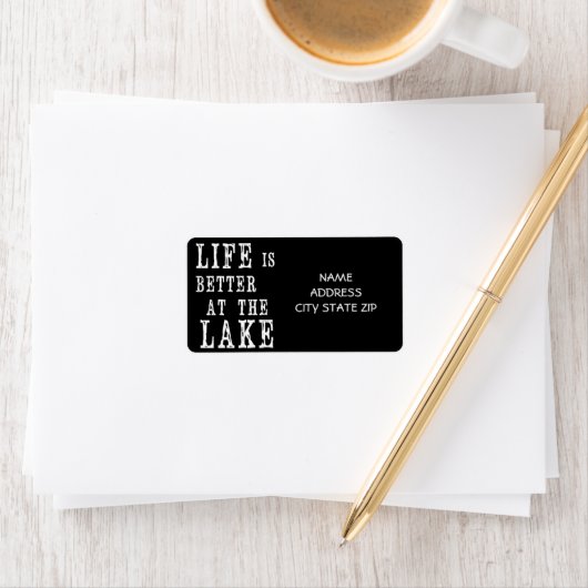 **LAKE LIFE** TERUGDRUK ETIKET VISSERS (Insitu)