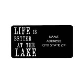 **LAKE LIFE** TERUGDRUK ETIKET VISSERS (Voorkant)