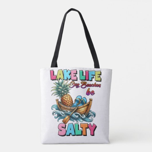 Lake Life Tote Bag (Achterkant)