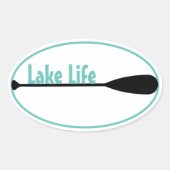 Lake Life vinyl sticker (Voorkant)