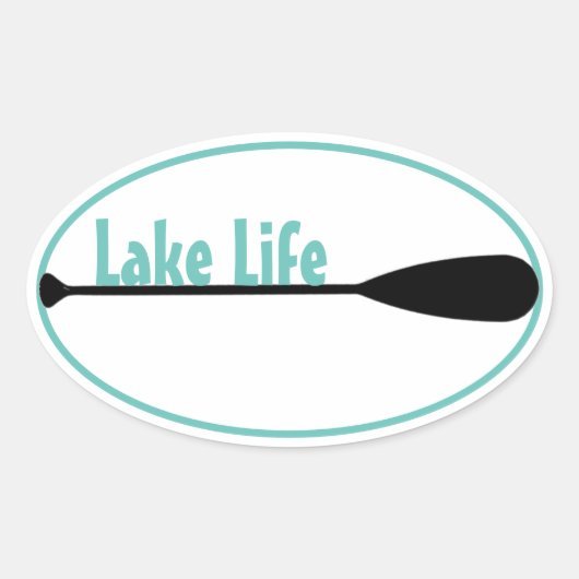 Lake Life vinyl sticker (Voorkant)