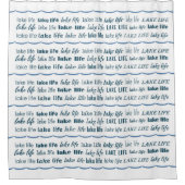 Lake Life Words Douchegordijn (Voorkant)