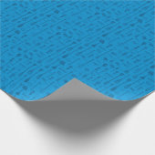 Lake Life Wrapping Paper - Blauw op Blauw Cadeaupapier (Hoek)