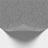 Lake Life Wrapping Paper - zwart-wit Cadeaupapier (Hoek)