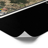 Lake Limestone Texas Satellite Poster Map (Hoek)