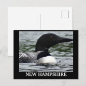Lake Loon close-up foto Briefkaart (Voorkant / Achterkant)
