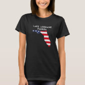 Lake Lorraine Florida USA State America Travel Flo T-shirt (Voorkant)