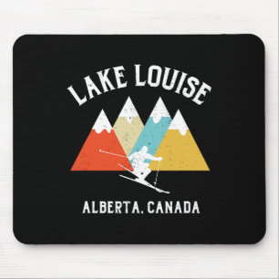 Lake Louise Alberta Canada Skivakantie Souvenir Muismat