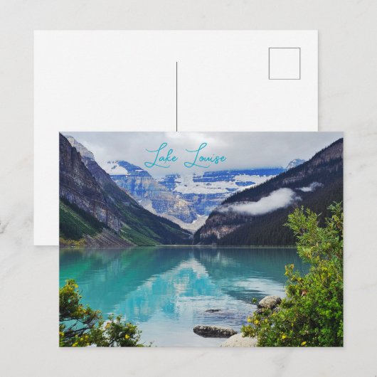 Lake Louise Alberta Canadian Rockies Briefkaart (Voorkant / Achterkant)