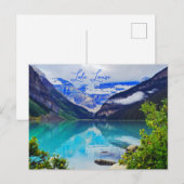 Lake Louise Alberta Canadian Rockies Briefkaart (Voorkant / Achterkant)
